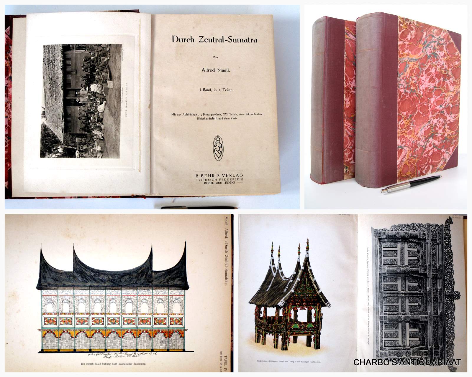 MAASS, ALFRED, -  Durch Zentral-Sumatra.