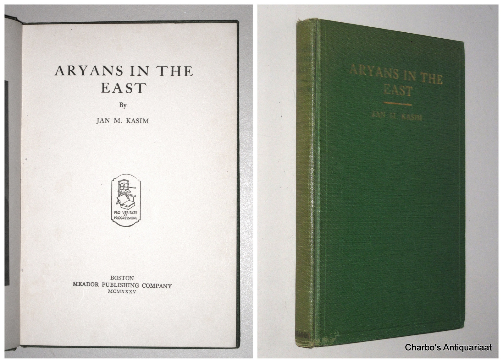 KASIM, JAN M., -  Aryans in the East.