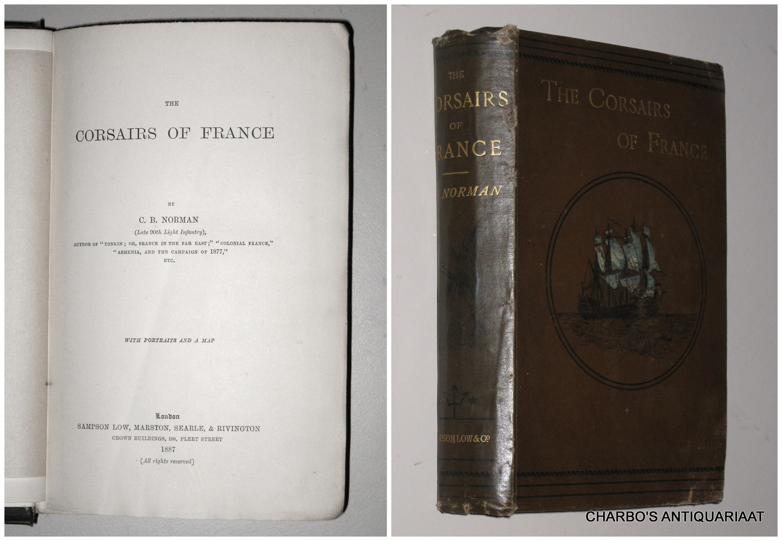 NORMAN, C.B., -  The corsairs of France.