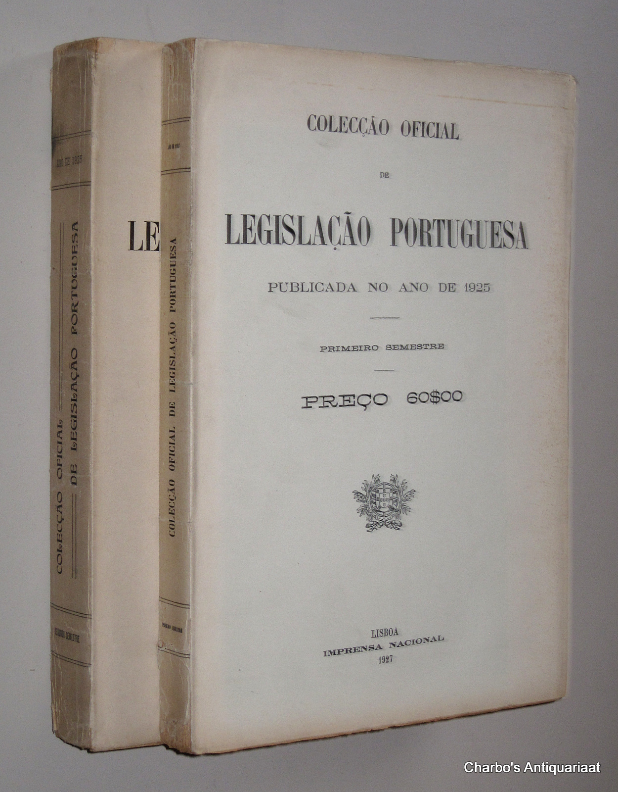 N/A, -  Coleco oficial de legislao portuguesa, publicada no ano de 1925. Primeiro & segundo semestre.
