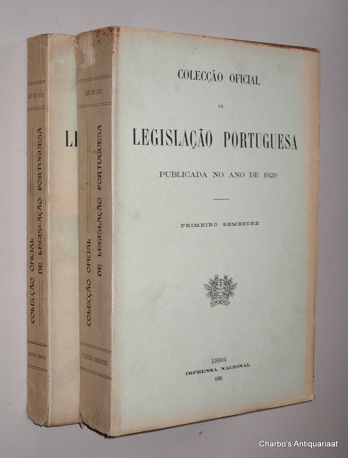 N/A, -  Coleco oficial de legislao portuguesa, publicada no ano de 1929. Primeiro & segundo semestre.