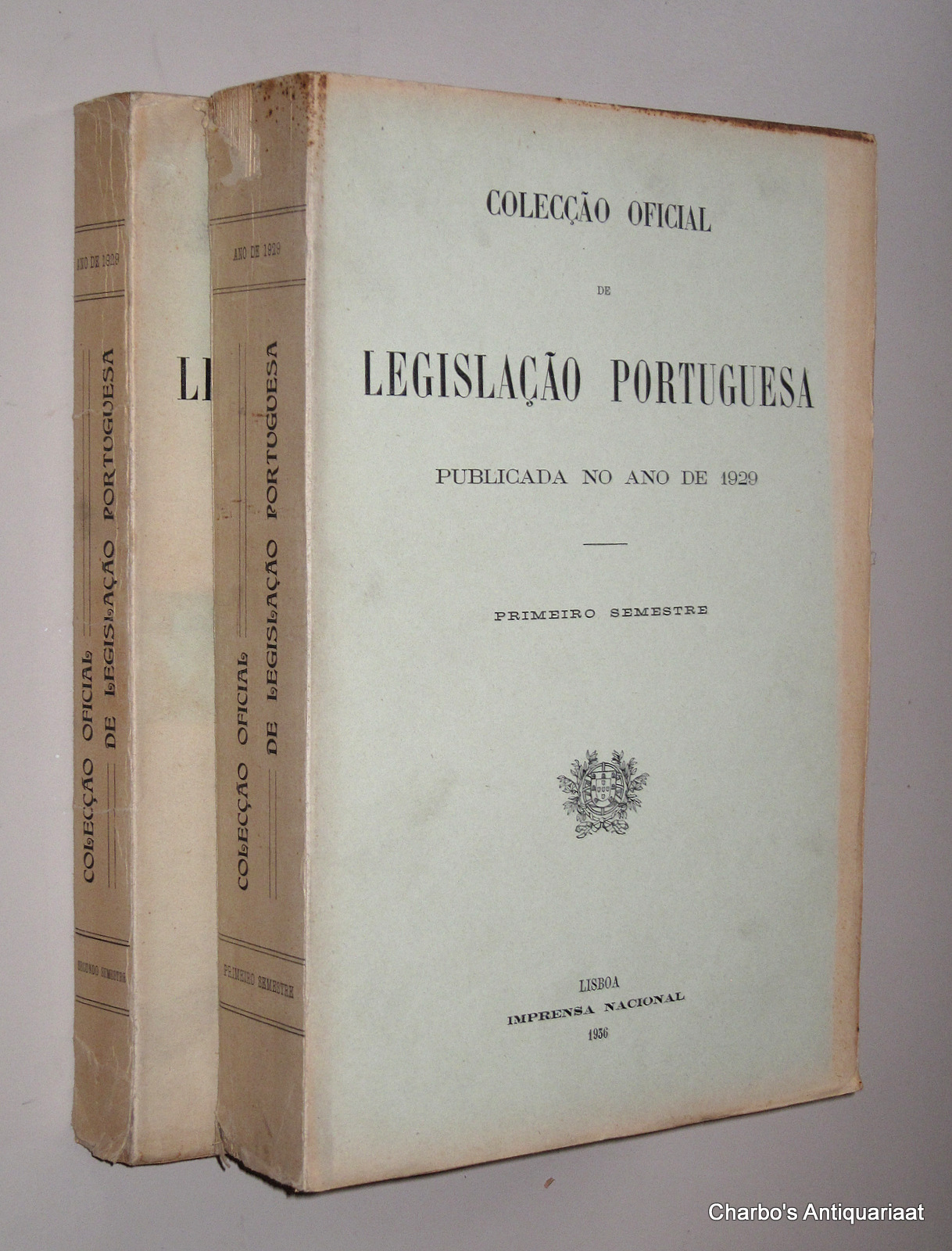N/A, -  Coleco oficial de legislao portuguesa, publicada no ano de 1929. Primeiro & segundo semestre.