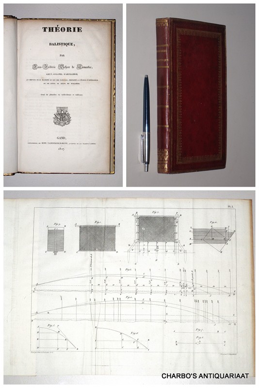 SCHEER DE LIONASTRE, JEAN-FREDERIC, -  Theorie balistique.