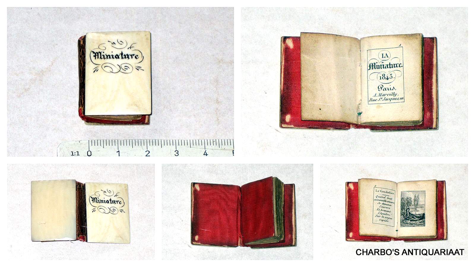 MINIATURE BOOK. -  La miniature.