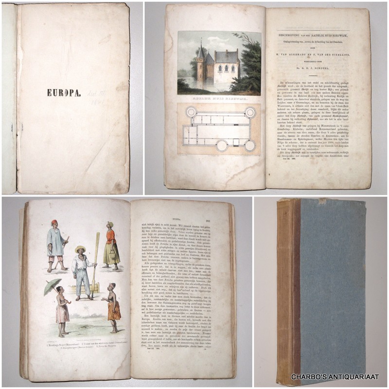 ZEGGELEN, W.J. VAN & BERGH, S.J. VAN DEN (red.), -  Tijdschrift Europa. Deel III, 1861.