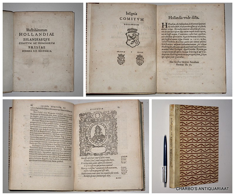 SCRIVERIUS, PETRUS, -  Illustrissimorum Hollandiae Zelandiaeque comitum ac dominorum Frisiae icones et historia.