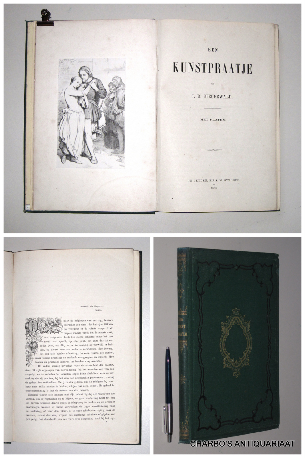 STEUERWALD, J.D., -  Een kunstpraatje.