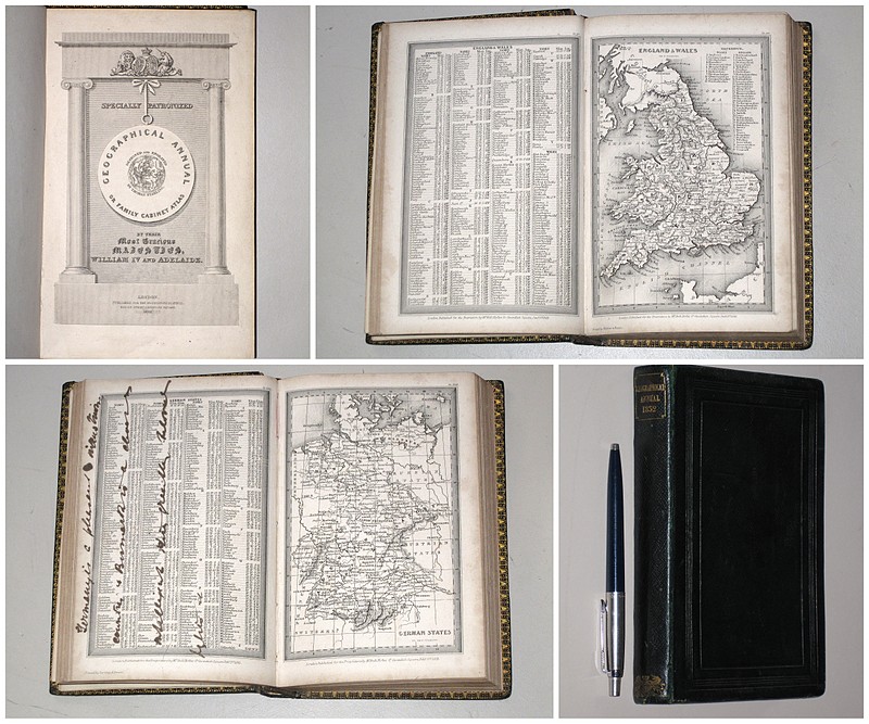 STARLING, THOMAS, -  Geographical annual or family cabinet atlas.
