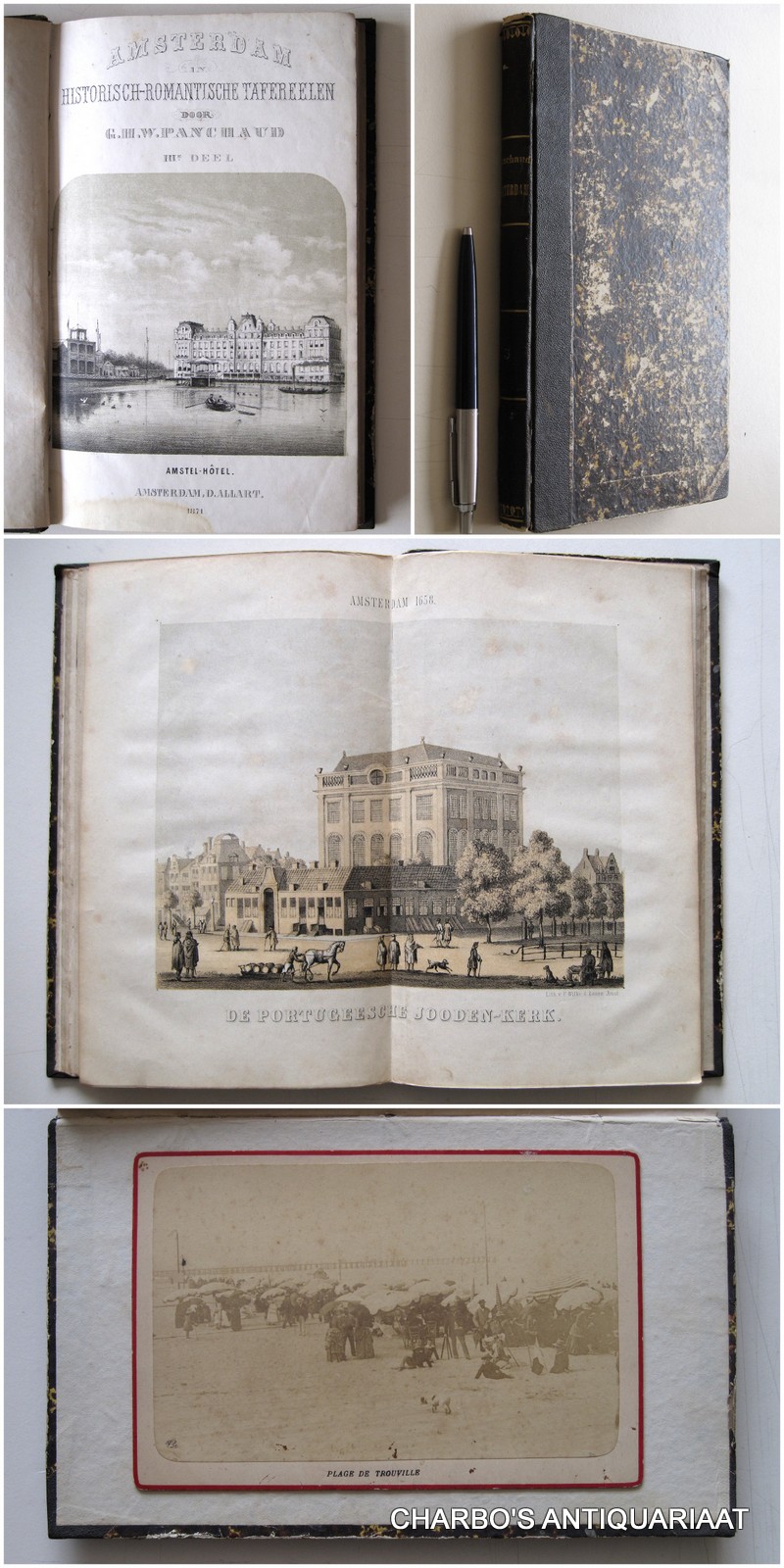 PANCHAUD, G.H.W., -  Amsterdam in historisch-romantische tafereelen. IIIe deel.