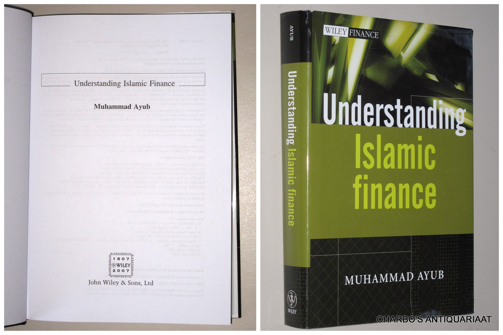 AYUB, MUHAMMAD, -  Understanding Islamic finance.